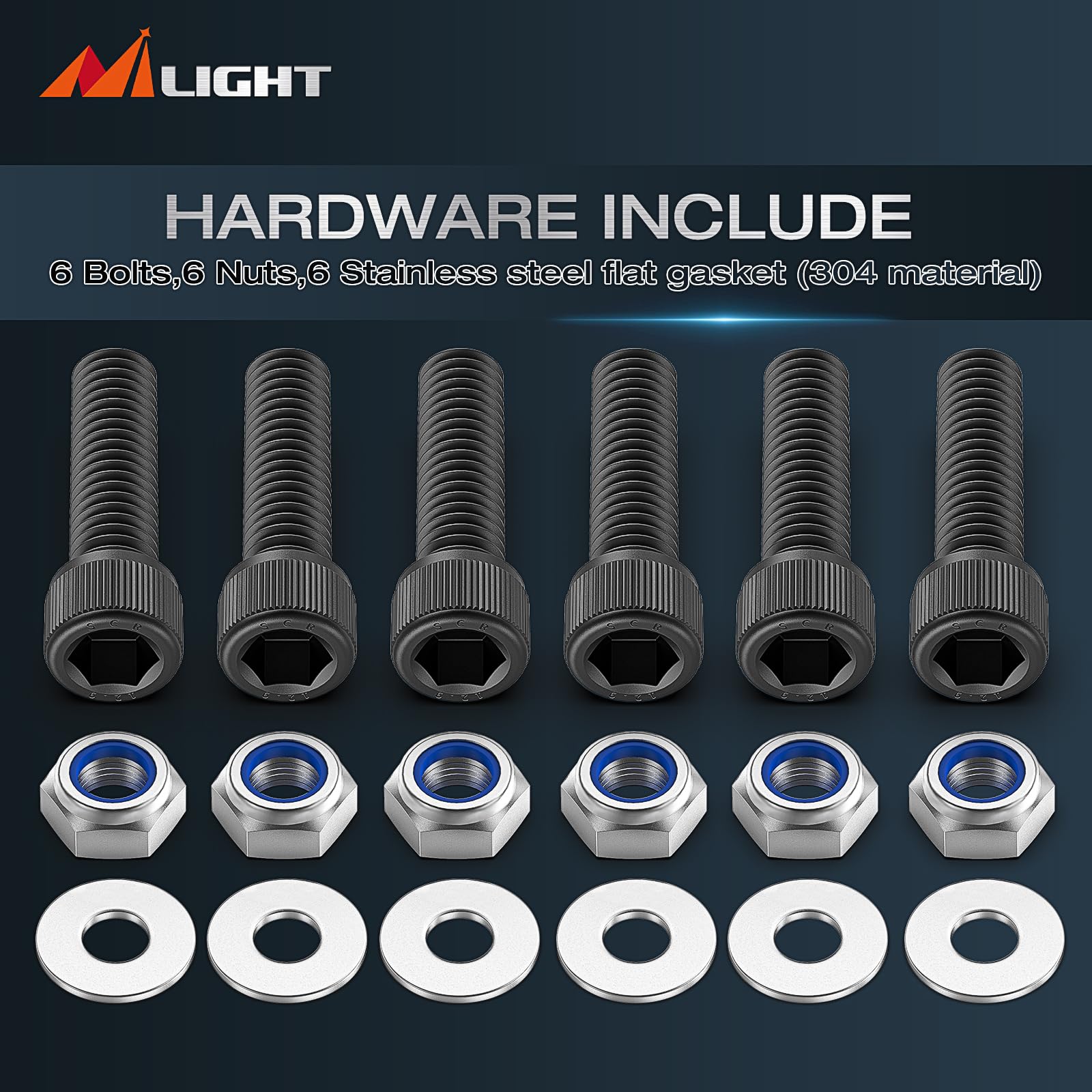 Nilight anodized black finish close-up emphasizes corrosion resistance