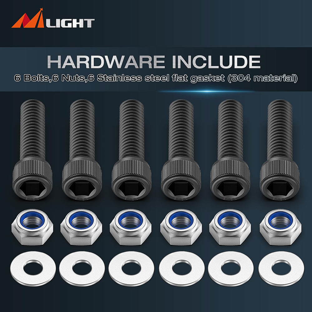 Nilight anodized black finish close-up emphasizes corrosion resistance