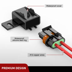 Nilight blade fuses included: compatible 20A, 30A, and 40A for quick setup