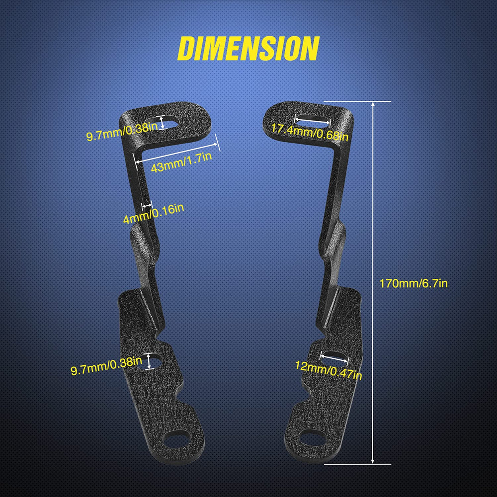 Nilight auxiliary offroad light pod mount supports compact pods for versatile lighting.