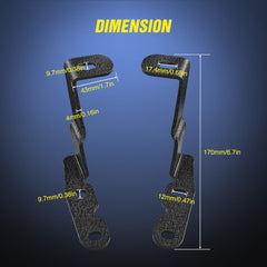 Nilight auxiliary offroad light pod mount supports compact pods for versatile lighting.