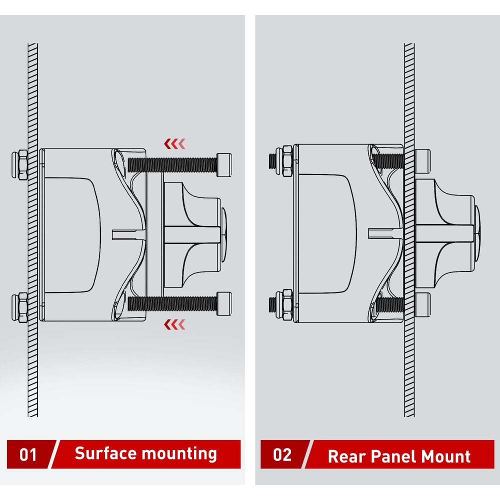 Nilight 1-2-Both-Off four-position switch in action.