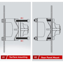 Nilight 1-2-Both-Off four-position switch in action.