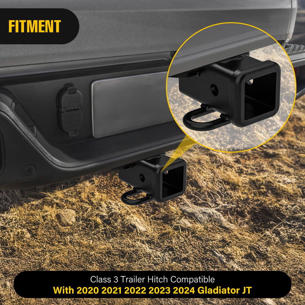 Nilight ready for bike racks and cargo carriers on Gladiator JT.