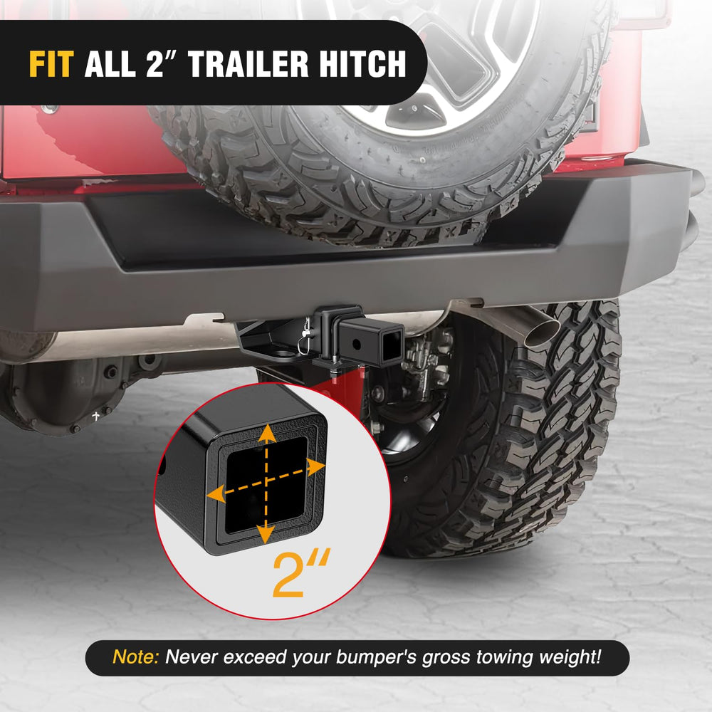 Nilight black-powder-coat finish resists weather and dirt.