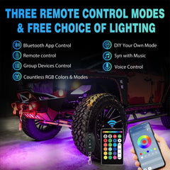 Music-synced lighting responds to your vehicle’s rhythm