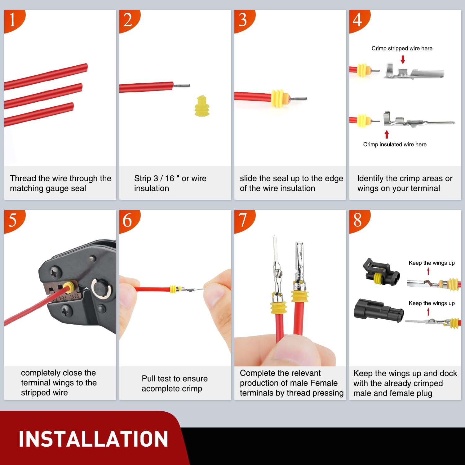 Nilight buckle design keeps contacts seated during vibration.