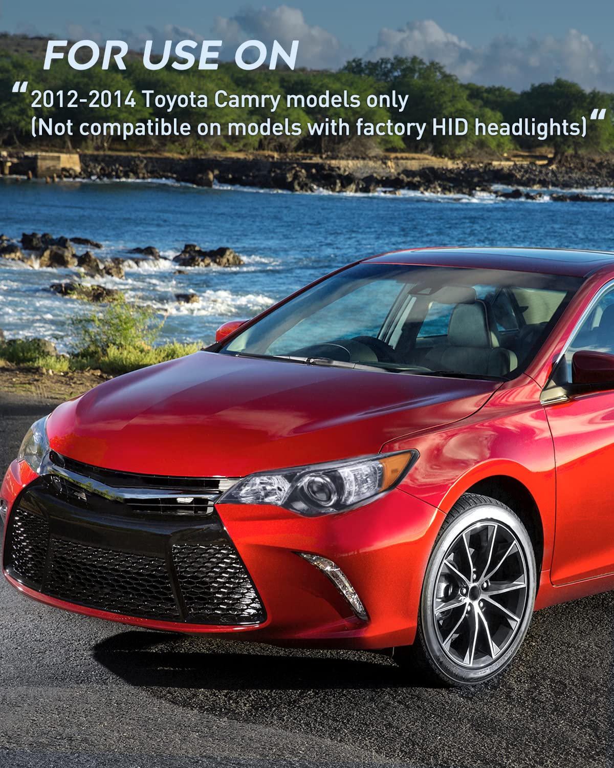 Nilight Camry headlight assembly complete set for both sides