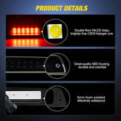 Nilight cargo light illuminates the truck bed for easier loading.