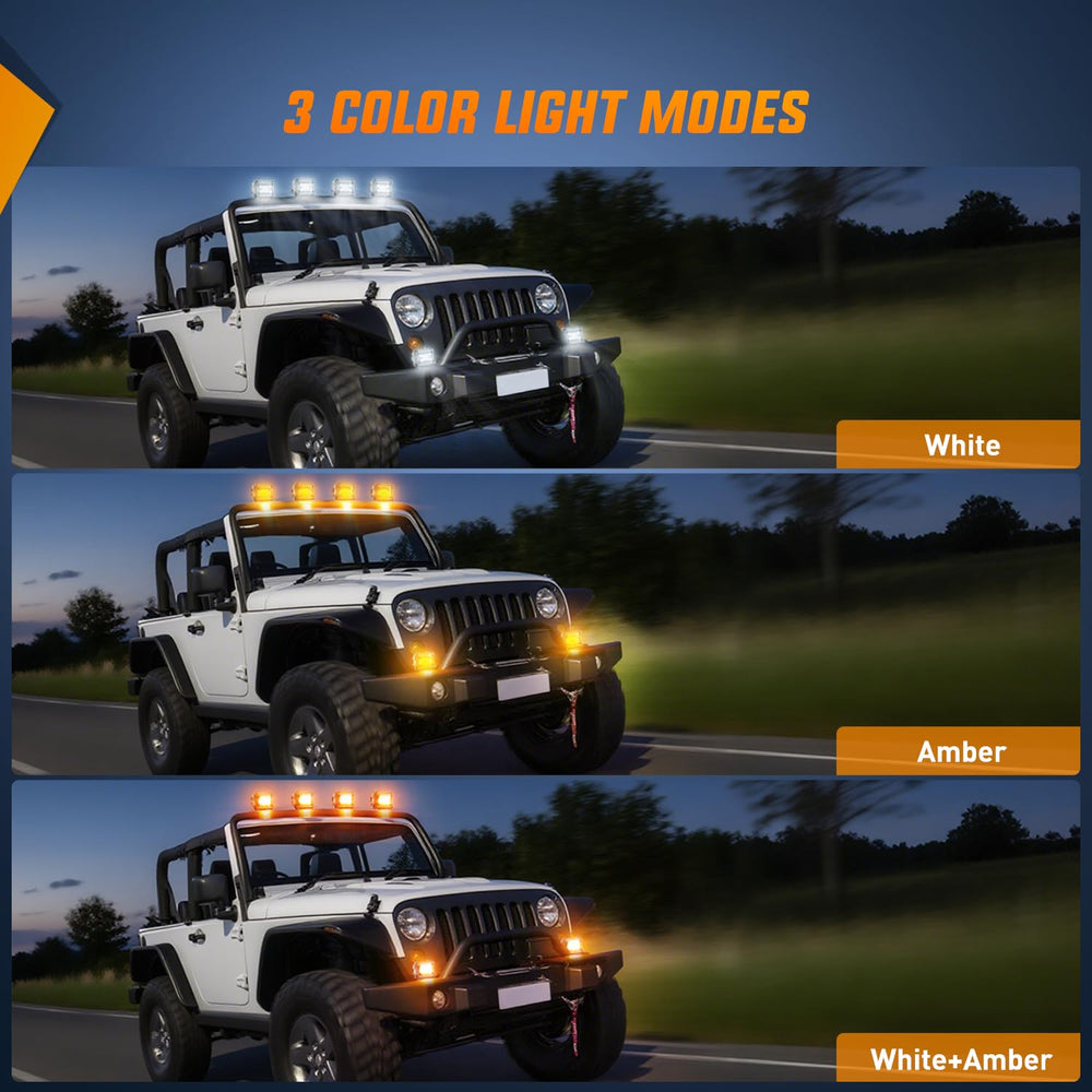 Nilight cast aluminum IP67 body withstands rugged off-road use