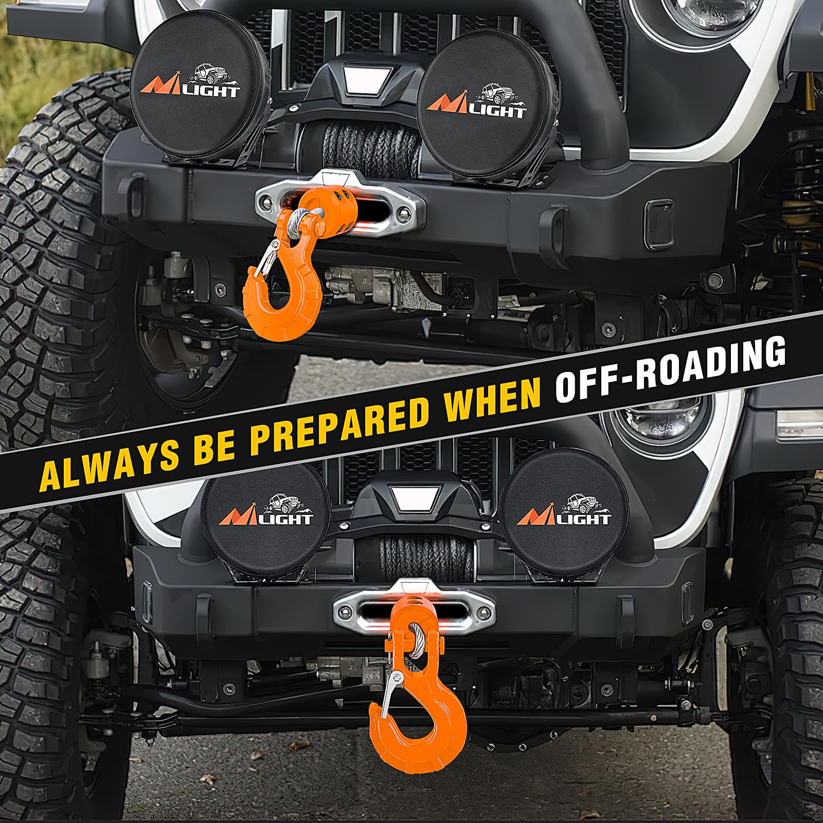 Nilight color options help match your vehicle and improve field spotting.