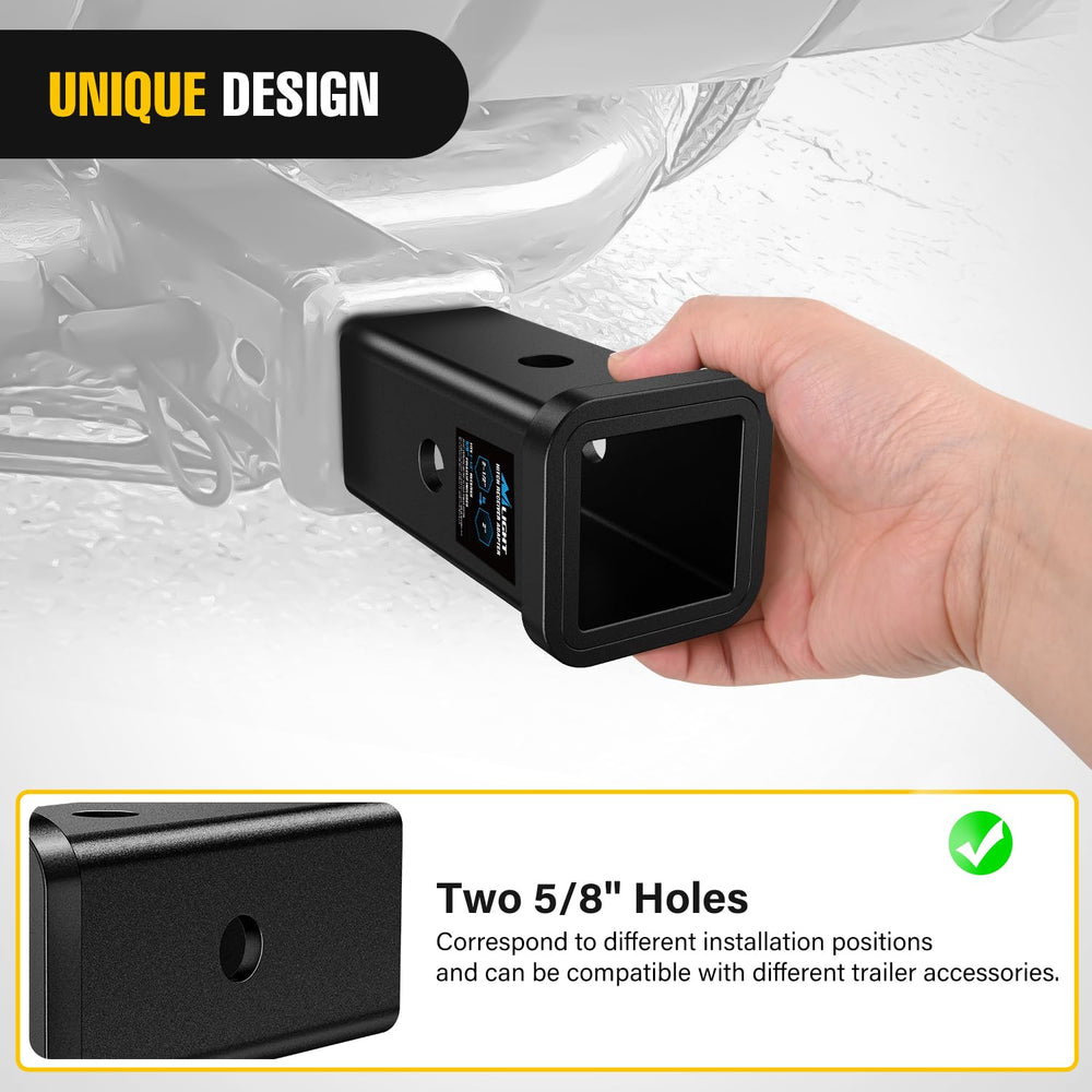 Nilight compact sleeve in use with trailer hitch