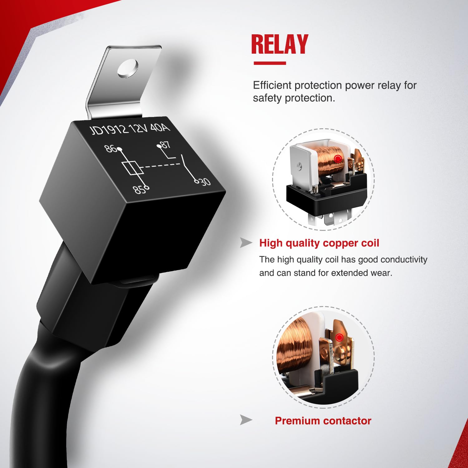 Nilight compatible with H11, H9, H8 bulbs for broad compatibility.