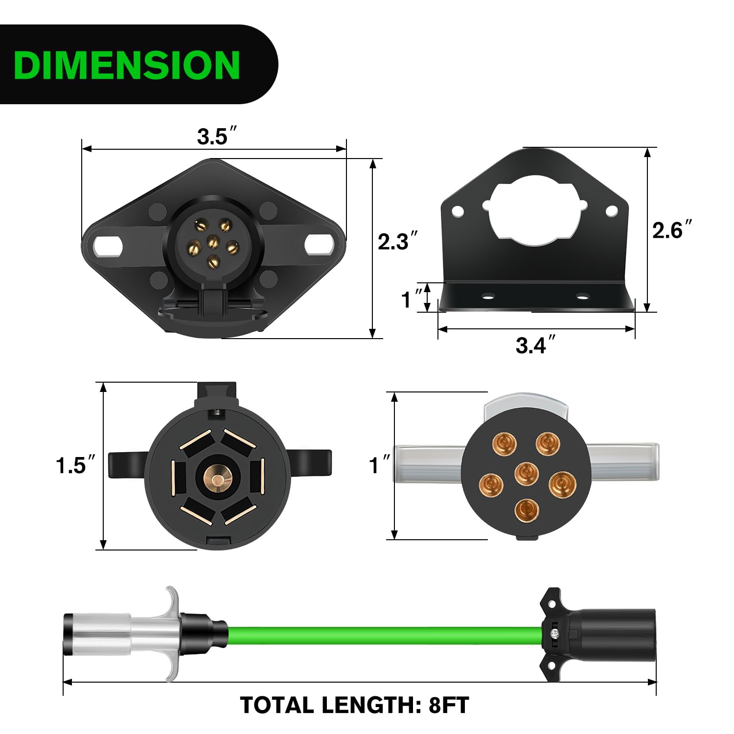 Nilight copper conductors for reliable electrical connections.