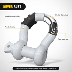 Nilight isolators and washers reduce rattling and protect vehicle paint during trail use.