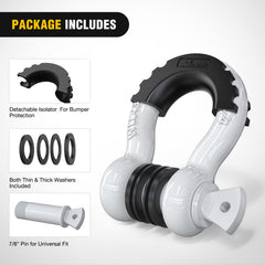 Nilight D-ring shackle pack highlighting value and durability for multiple recovery setups.