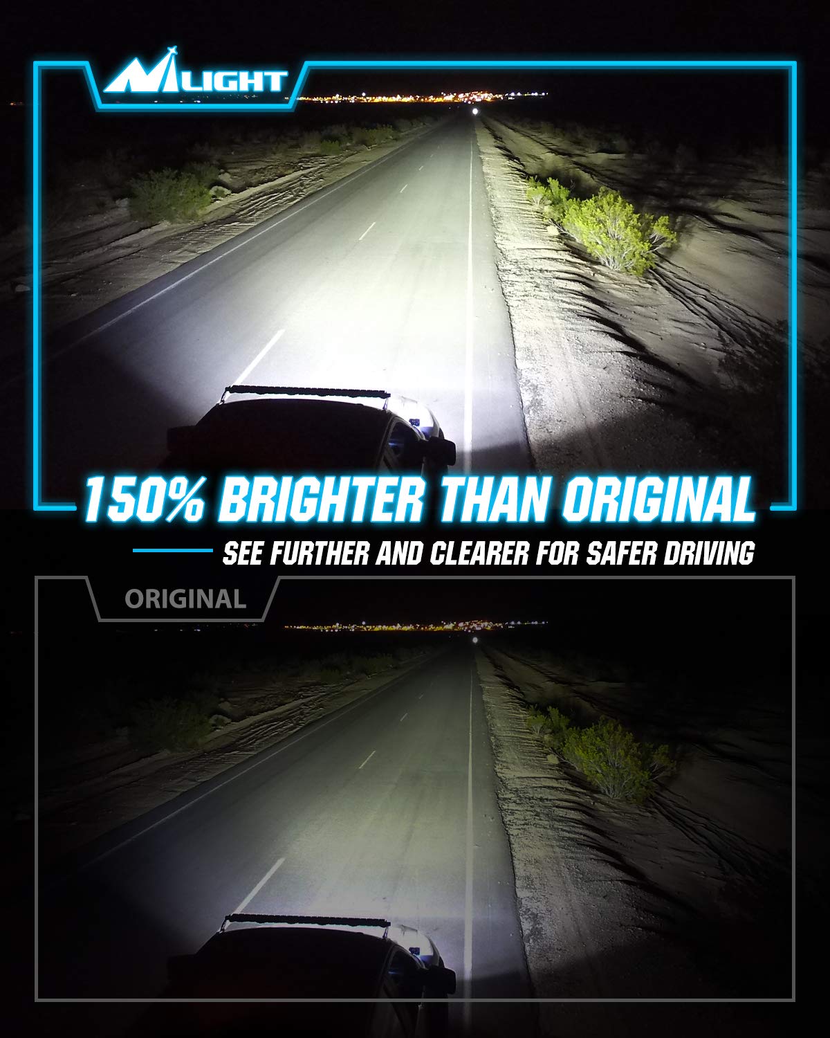 Nilight D4S HID bulbs offer plug-and-play installation with no tools.