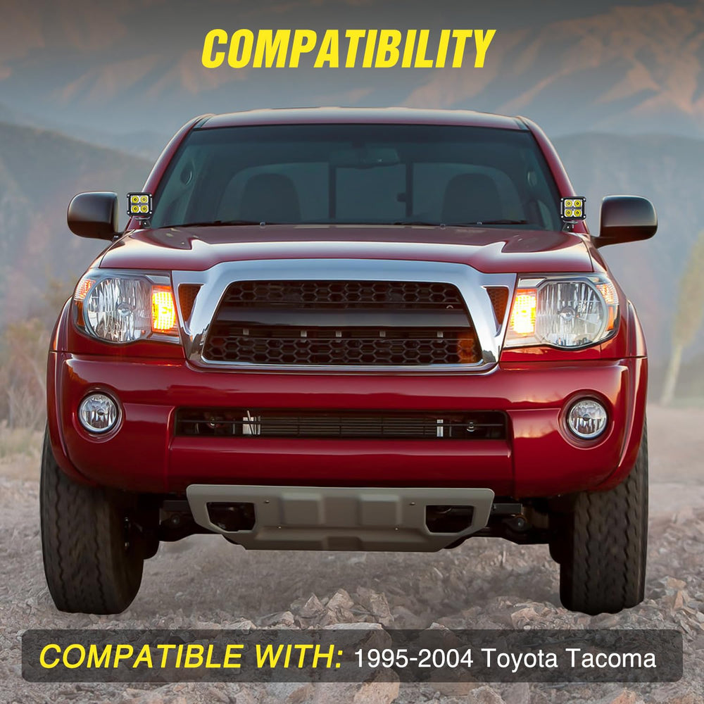 Nilight ditch light brackets fit Toyota Tacoma 1995–2004