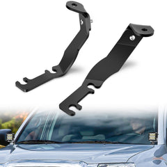 Nilight ditch light brackets on Tacoma driver side for rugged off-road lighting