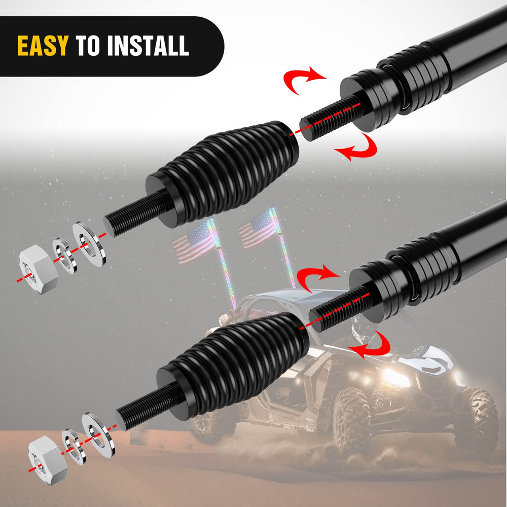 Nilight durable spring base handles high-wind conditions and rough terrain.