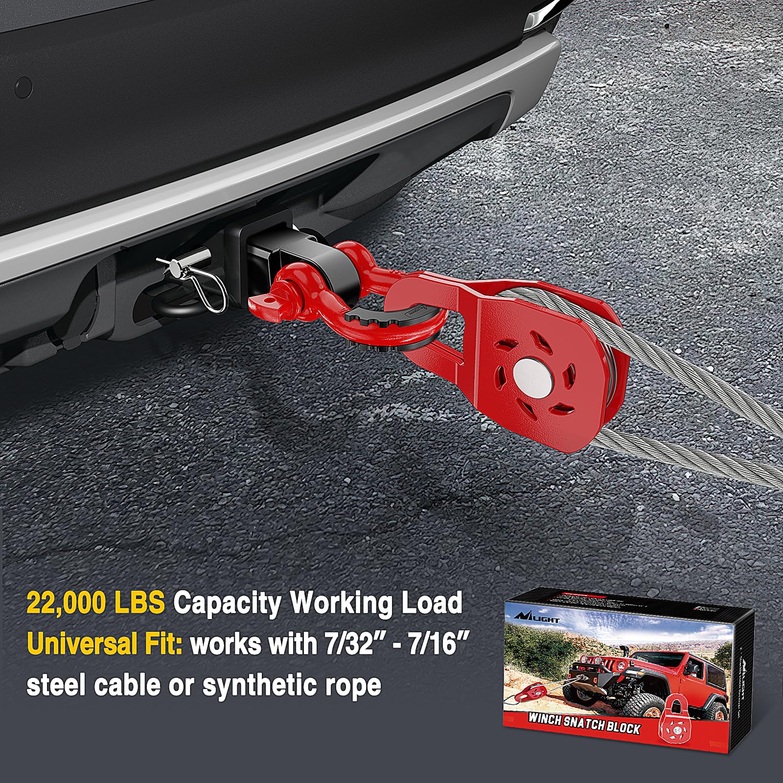 Nilight durable steel construction closeup emphasizes heavy duty use in mud rain and dust