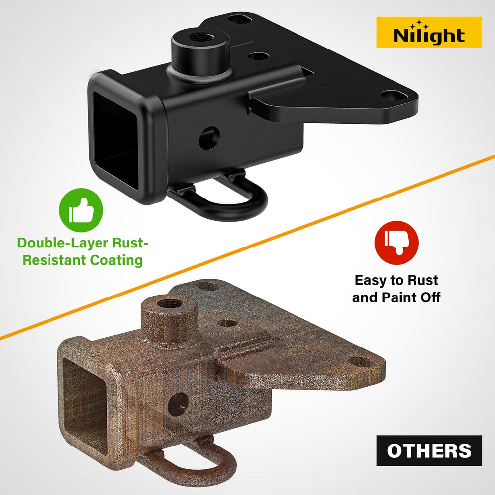 Nilight easy bolt on installation saves time with no drilling required.