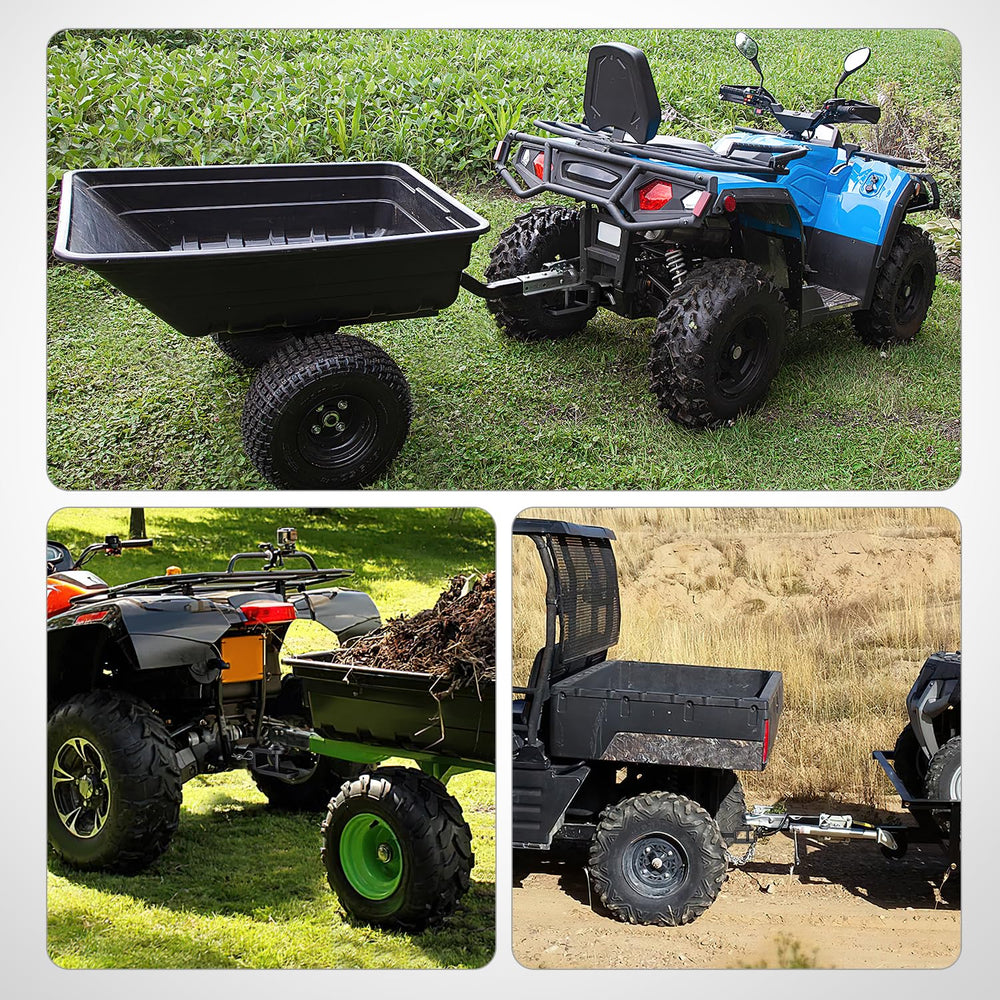 Easy-install Nilight hitch mounted on ATV UTV