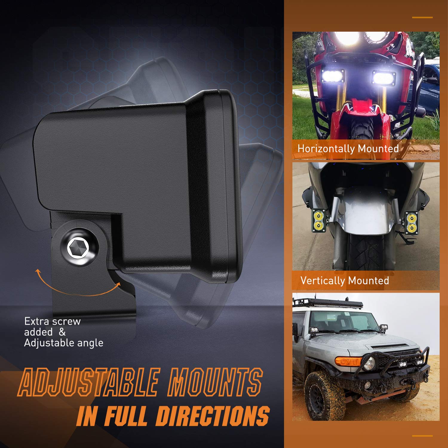 Nilight LED pod featuring EMC protection to reduce interference