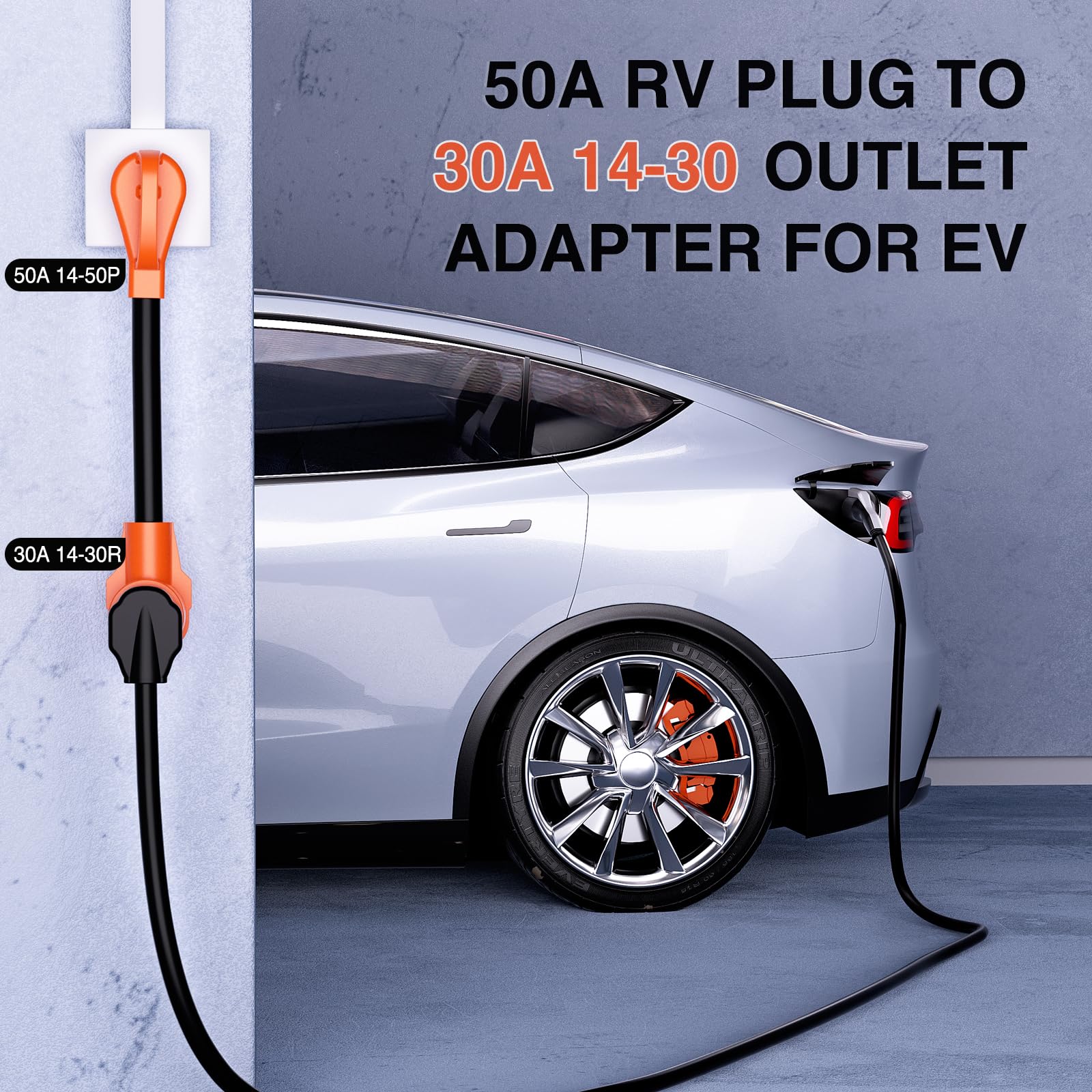 Nilight adapter length 13.6 inches offers flexible placement in tight garages