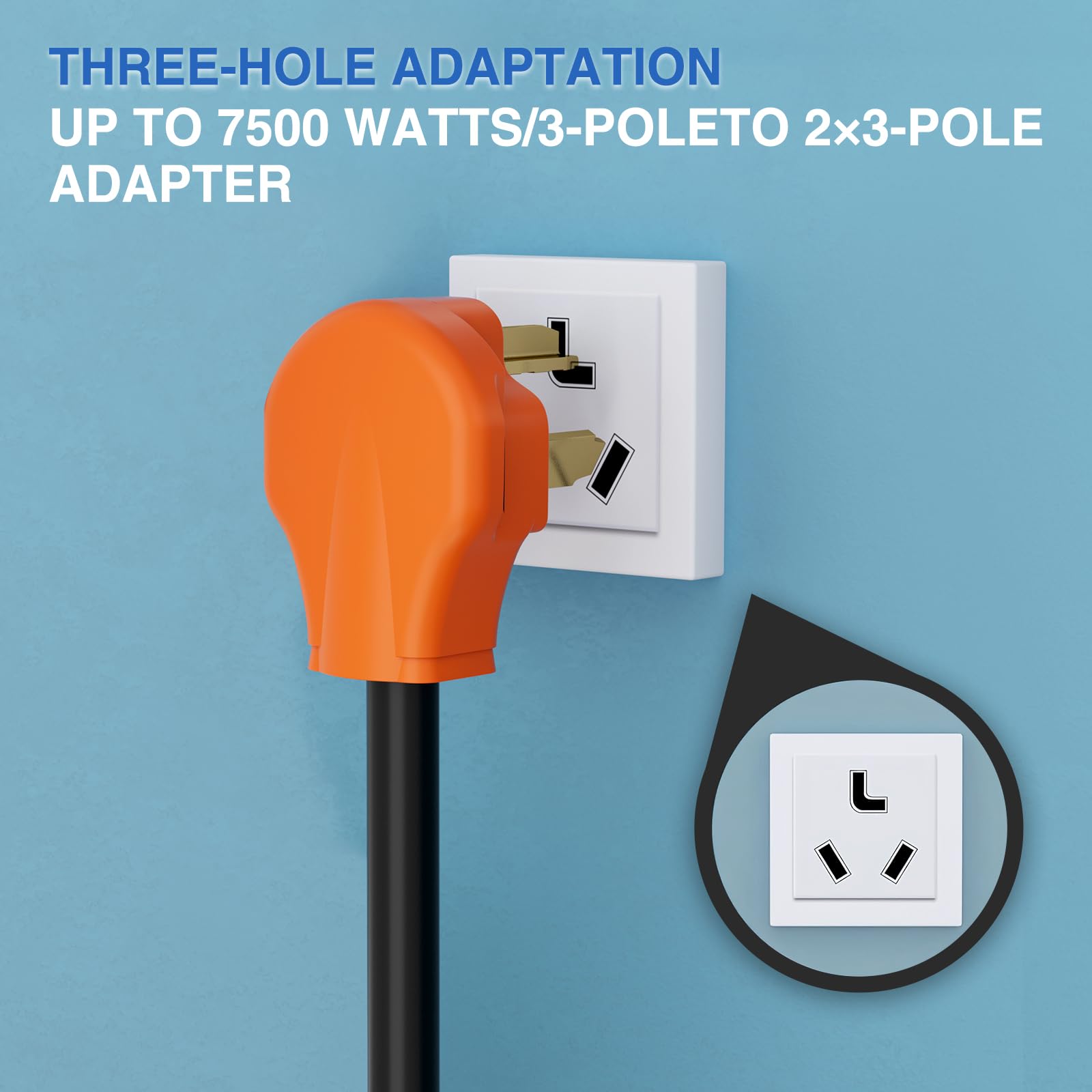 Nilight EV Dryer Y Splitter compatibility check for correct receptacles