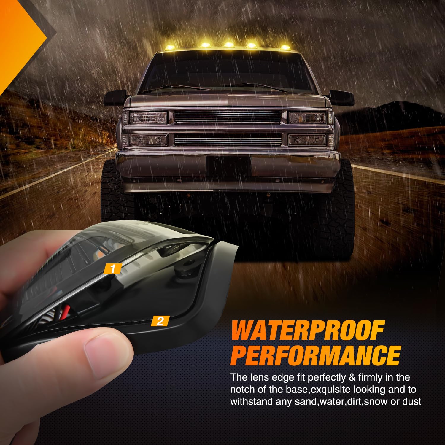 Nilight fitment for GMC and Chevrolet pickups enhances visibility on the road