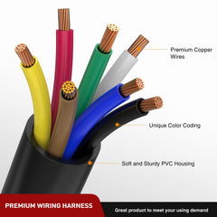 Nilight flexible PVC housing resists wear in rugged towing environments.