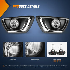 Nilight fog light assembly for Chevy Colorado front-right offering bolt-on convenience.