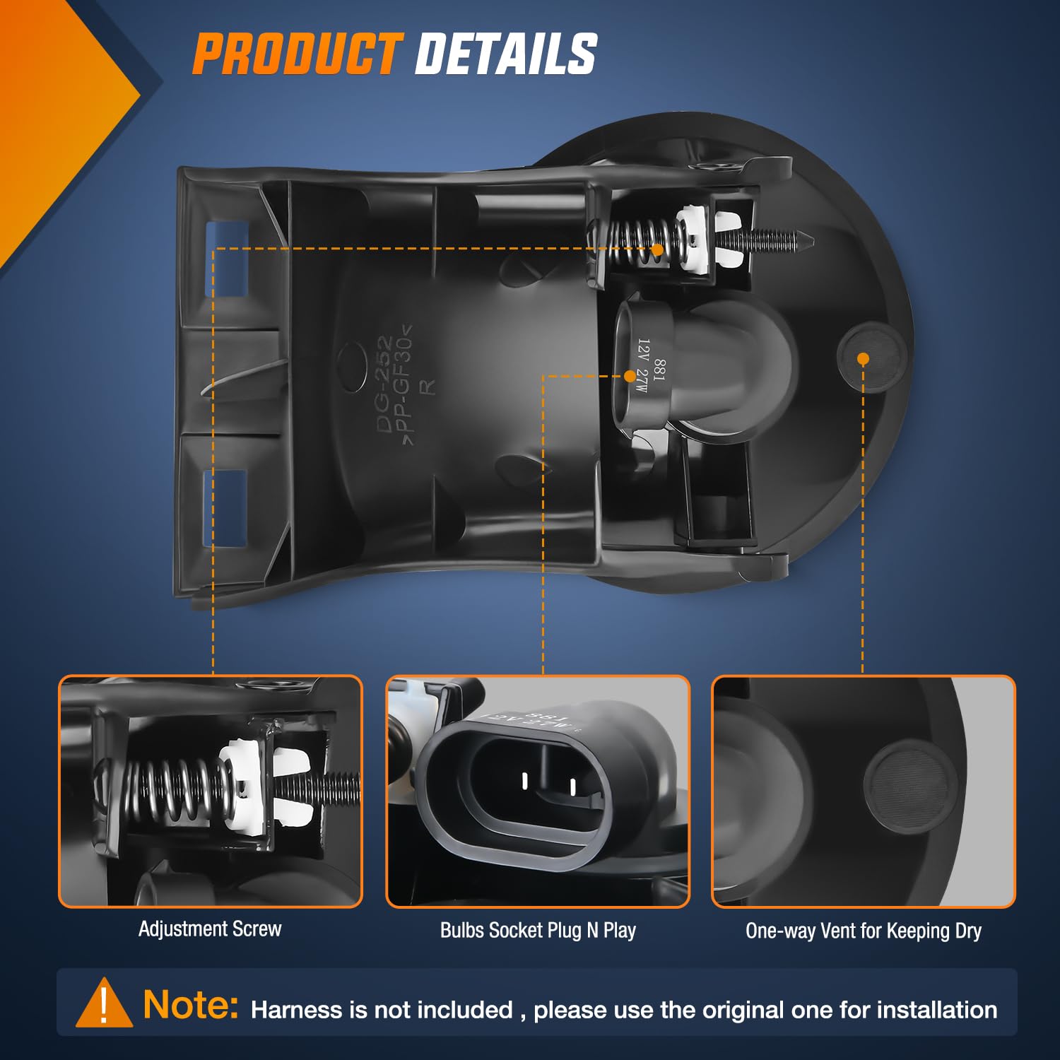 Nilight fog light assembly for Dodge Ram demonstrates precise fit and easy bolt-on installation.