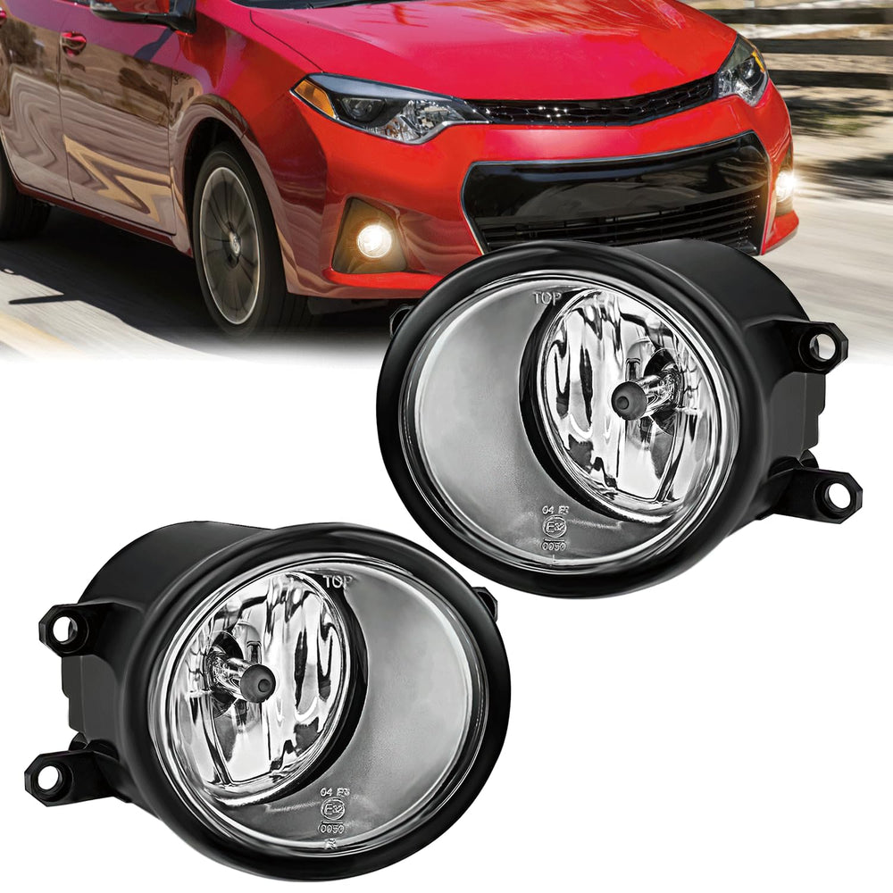 Nilight fog light assembly front view with OEM-like fitment for clearer night driving.