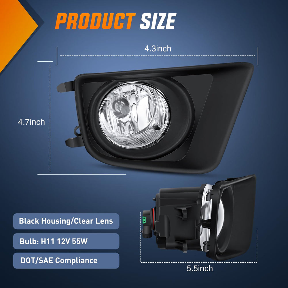 Nilight fog light assembly installation guide image suggesting professional setup