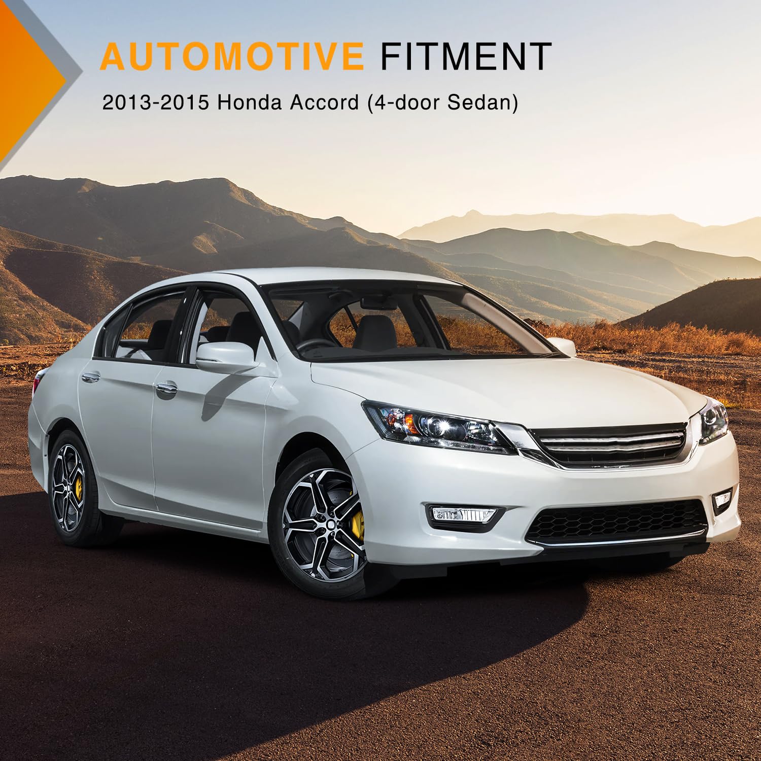Nilight fog light H8 bulb included for direct, plug-and-play installation.