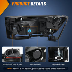 Nilight fog light lens close-up shows high-transparency glass for better road illumination.