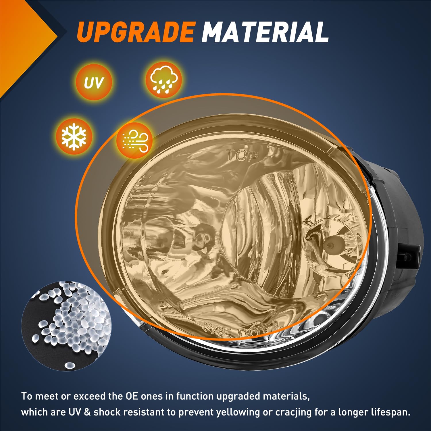 Nilight OEM-grade housing resists moisture and heat for durable performance