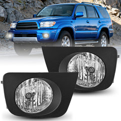 Nilight fog lights assembly for Toyota 4Runner left side with clear lens for enhanced night visibility.