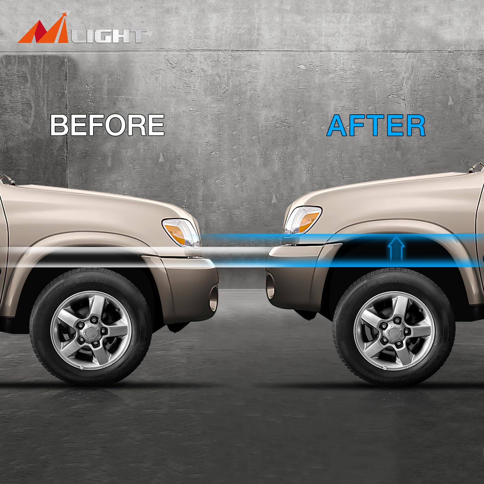 Nilight front-suspension-compatibility illustrates fitment across 1999-2006 Tundra models.