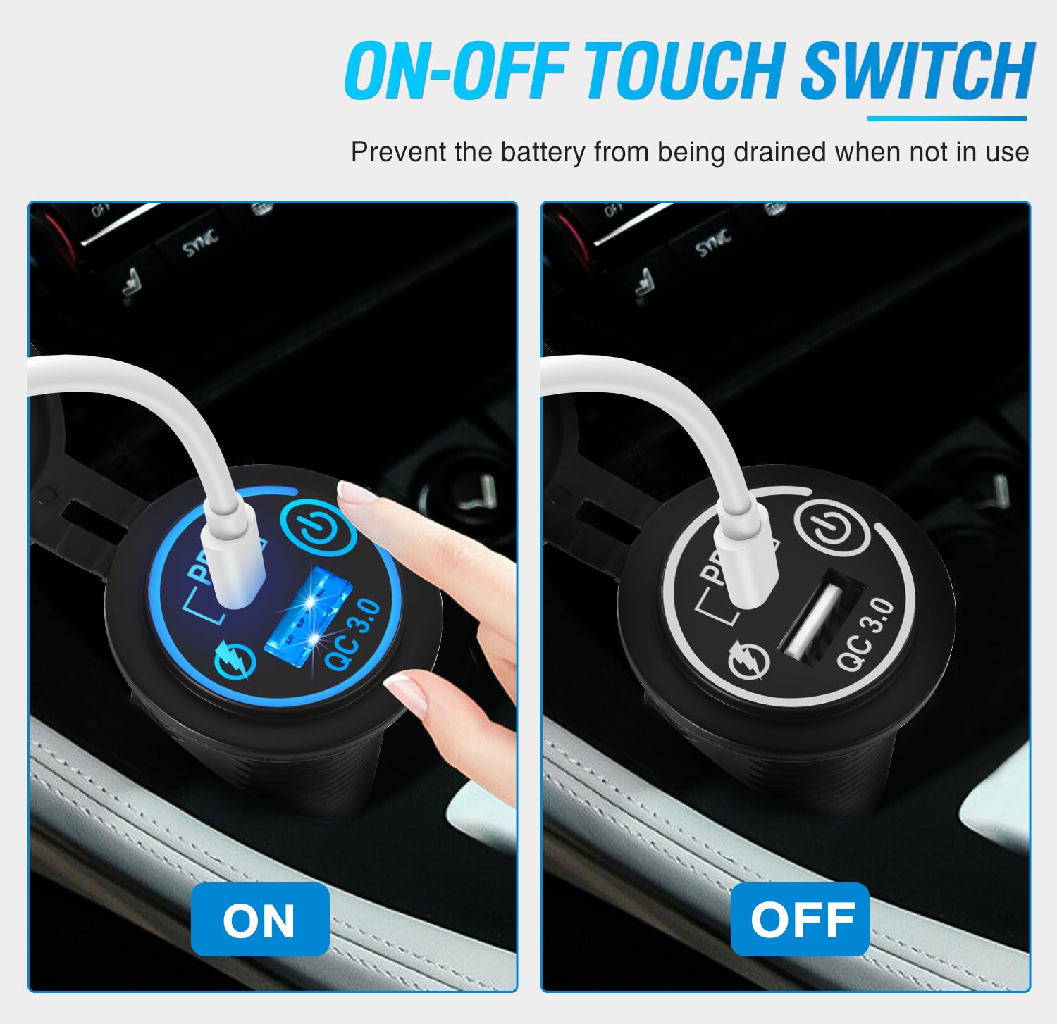 Nilight fused wiring harness ensures protection against overload and short circuits.