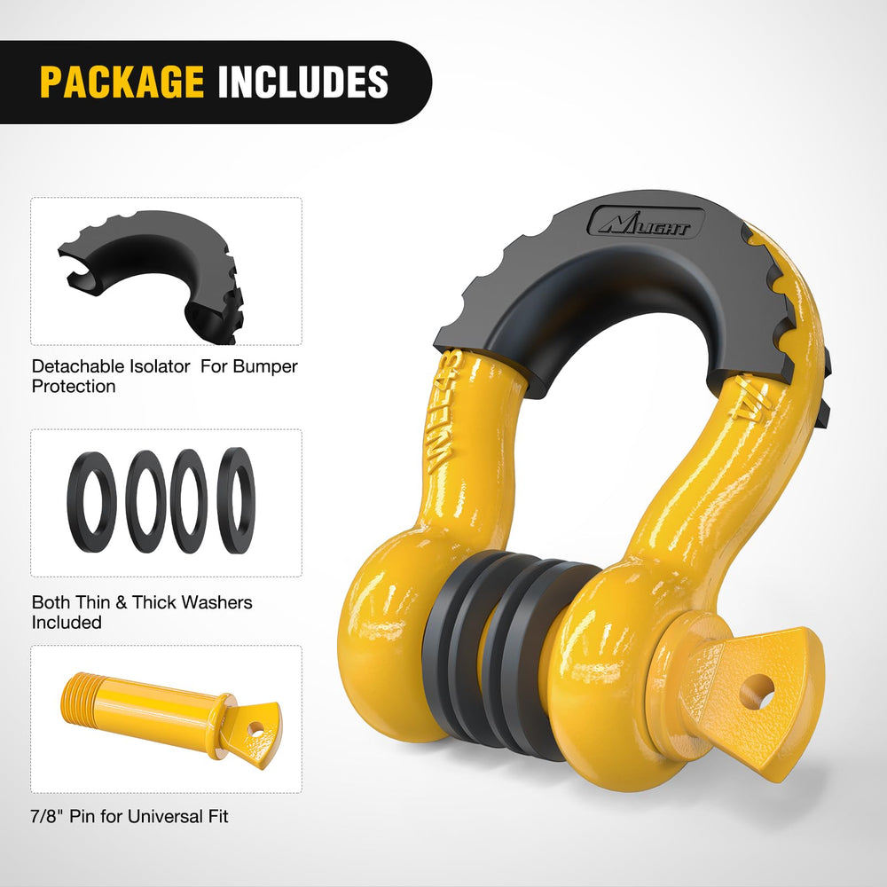 Nilight galvanized and powder-coated finish resists rust in rugged environments