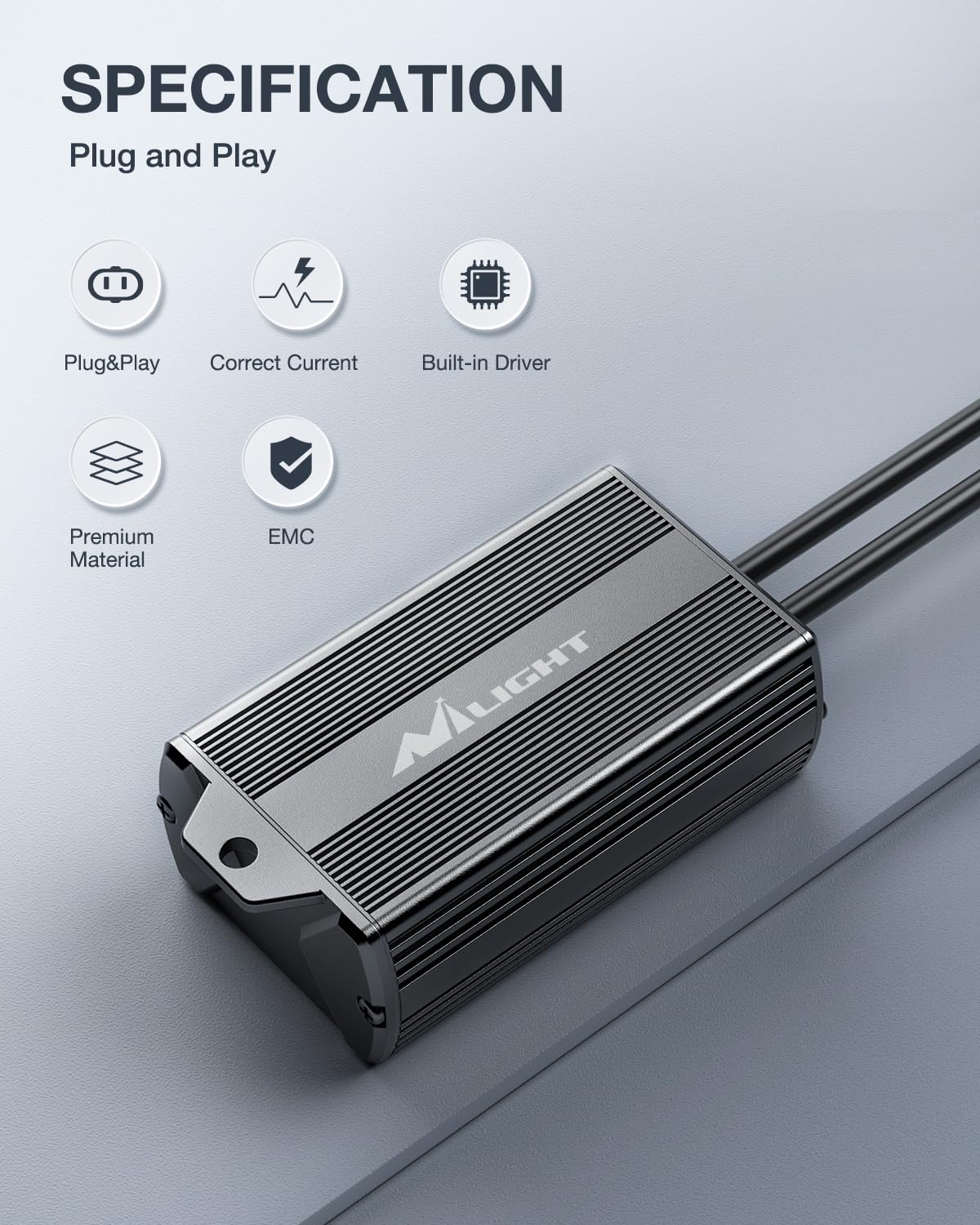 Nilight H13/9008 pack of two decoders supports dual LED installations.