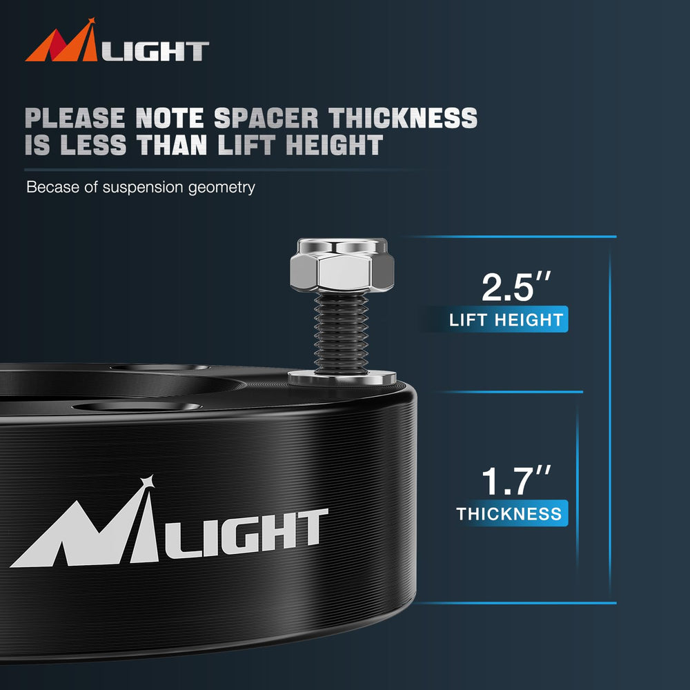 Nilight hardware pack included for secure installation