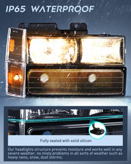 Nilight headlight assembly amber reflector for enhanced daytime visibility