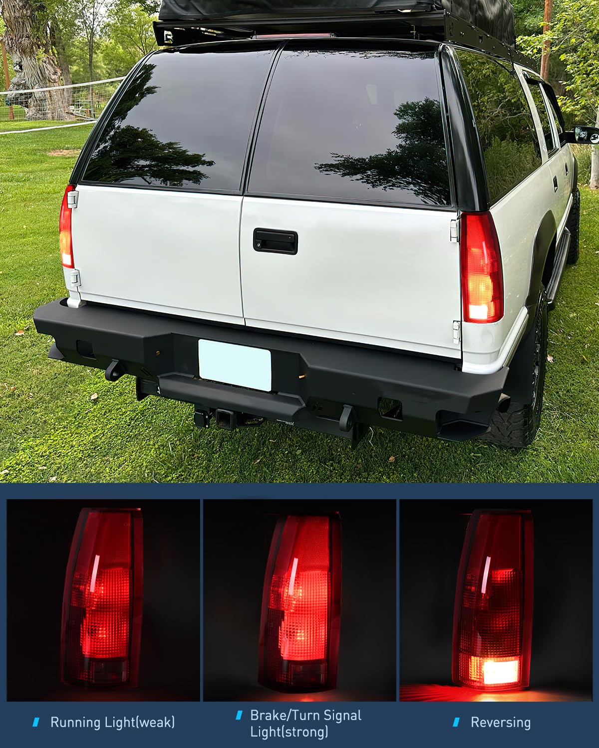 Nilight headlight taillight pair kit for Chevy 1994-1998 speeds up replacement.