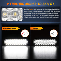 Nilight aluminum housing aids heat dissipation and durability.