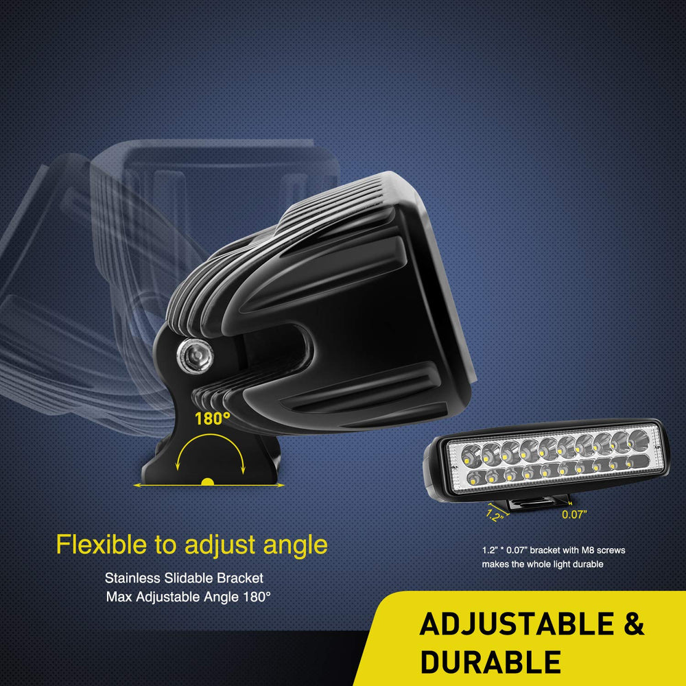Nilight heat sink aluminum design keeps temps in check during long drives.