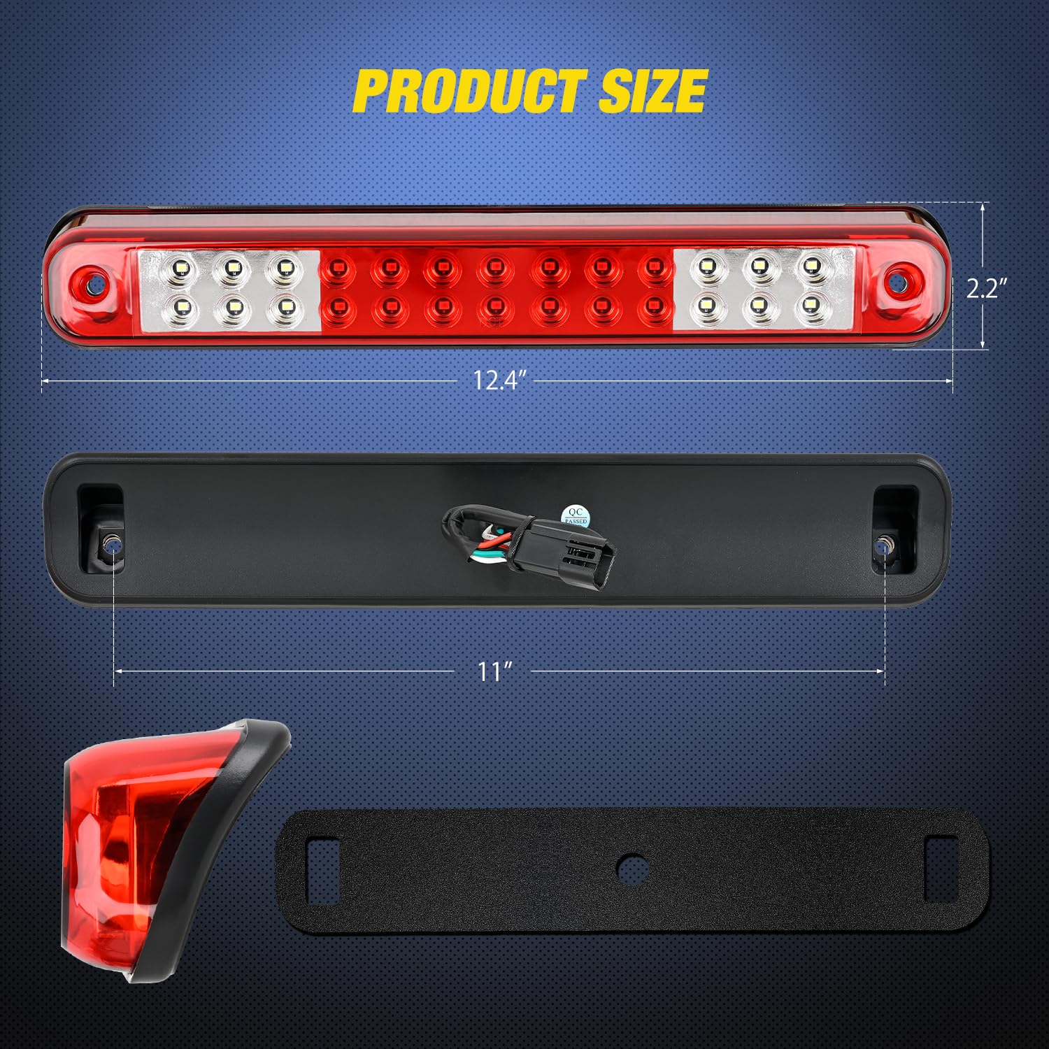 Nilight high mount cargo light adds brighter rear cargo illumination
